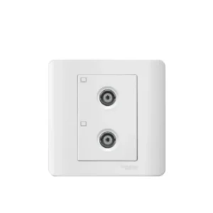 ZENcelo E8432TVS 2 Gang TV Outlet