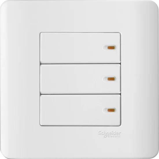 ZENcelo E8433/1 3 Gang 1 Way Switch