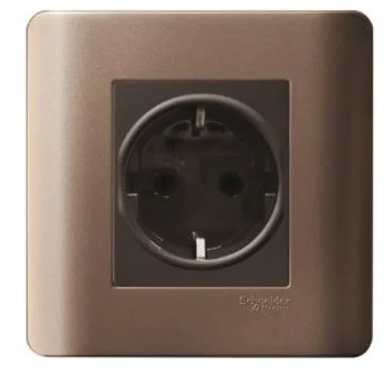 ZENcelo E84426/16S 16A 1 Gang Schuko Socket