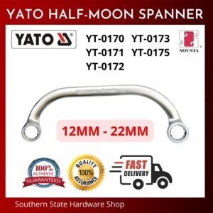 YATO HALFMOON SPANNER 16X17MM