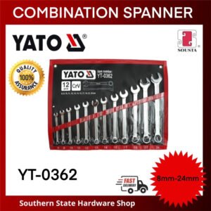 YATO COMBINATION SPANNER SET 8-24MM 12PCS