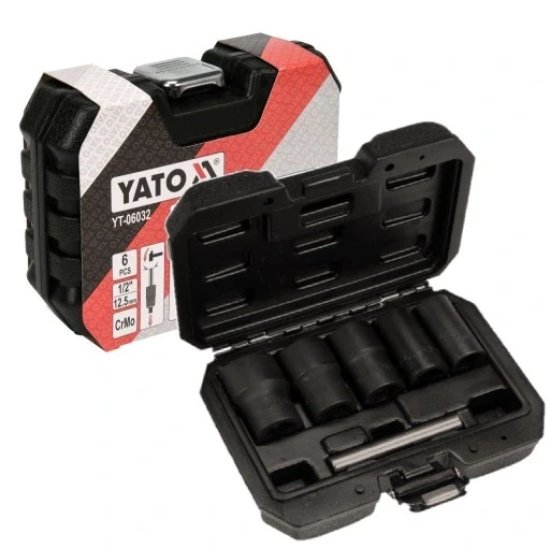 YATO TWIST SOCKET SET 1/2" 6PCS