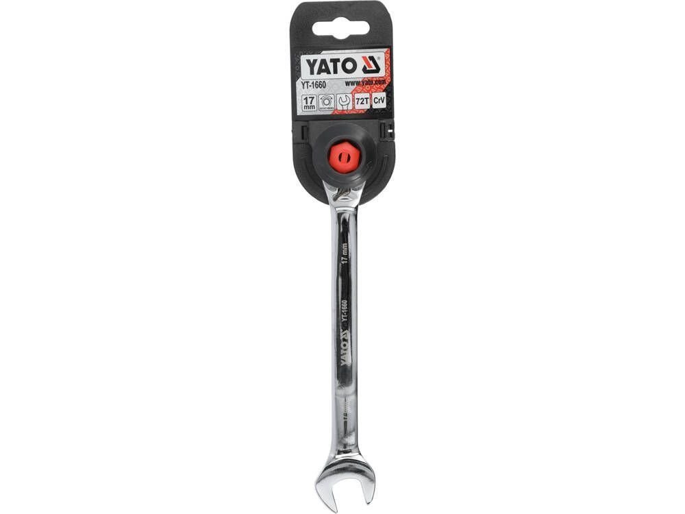YATO RATCHET COMBINATION SPANNER 17MM