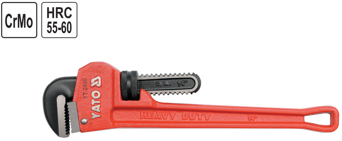 YATO PIPE WRENCH Cr-Mo 10"/250mm