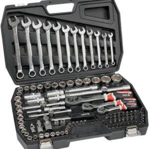 YATO SOCKET SET 1/4", 3/8" & 1/2" 111PCS