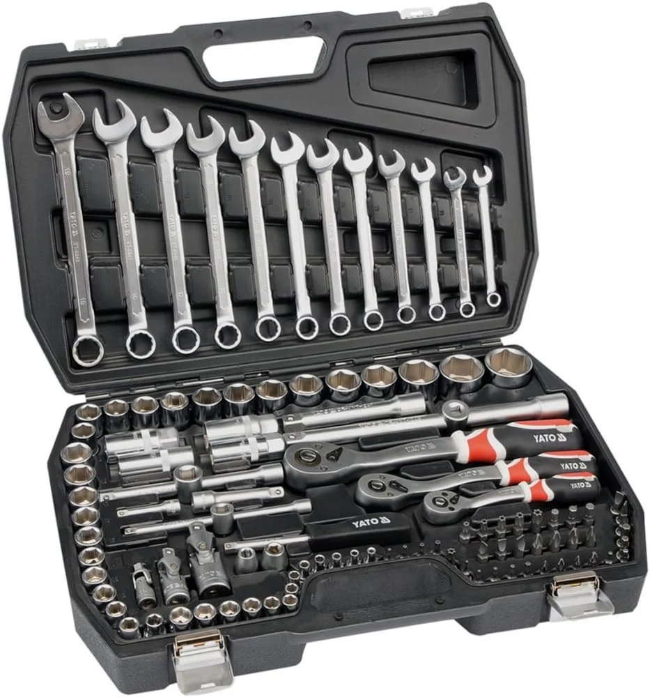 YATO SOCKET SET 1/4", 3/8" & 1/2" 111PCS