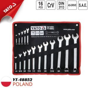 YATO COMBINATION SPANNER SET 1/4"-1-1/4" 16PCS