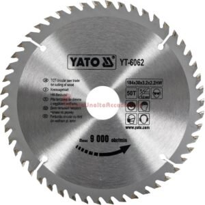 YATO TCT CIRCULAR SAW BLADE FOR WOOD 184x30x50T