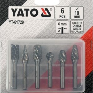 YATO 6PCS ROTARY FILE SET FOR METAL PREMIUM