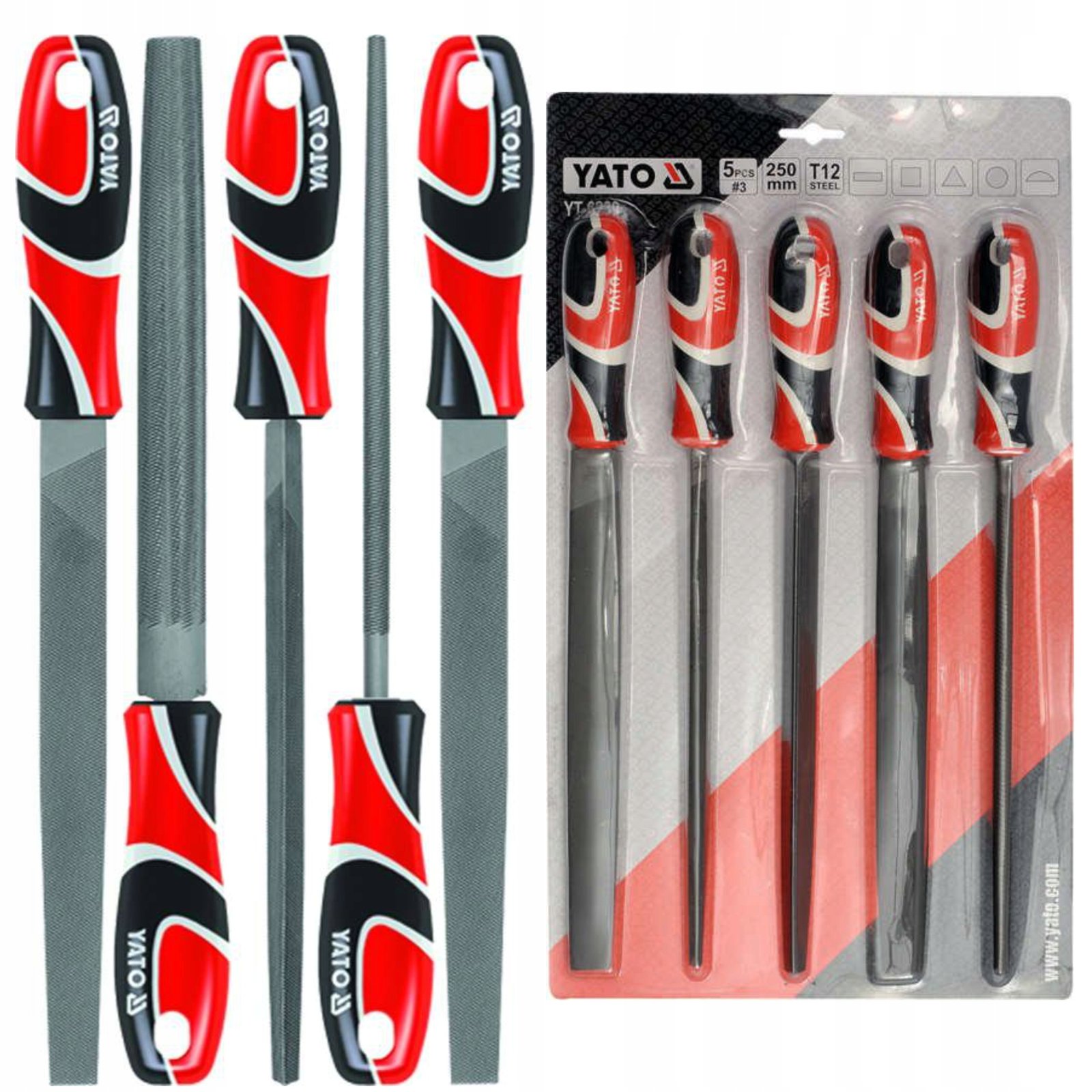 YATO FILE SET 5PCS 250MM