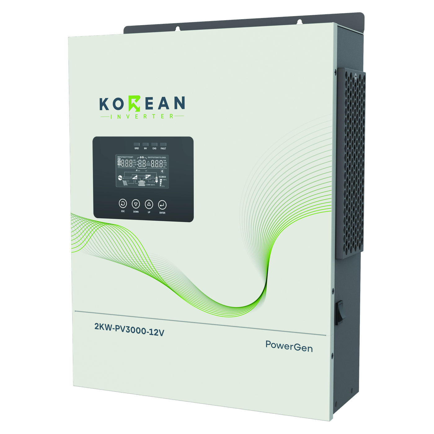 Korean Inverter PowerGen 2kW 12V Solar Inverter